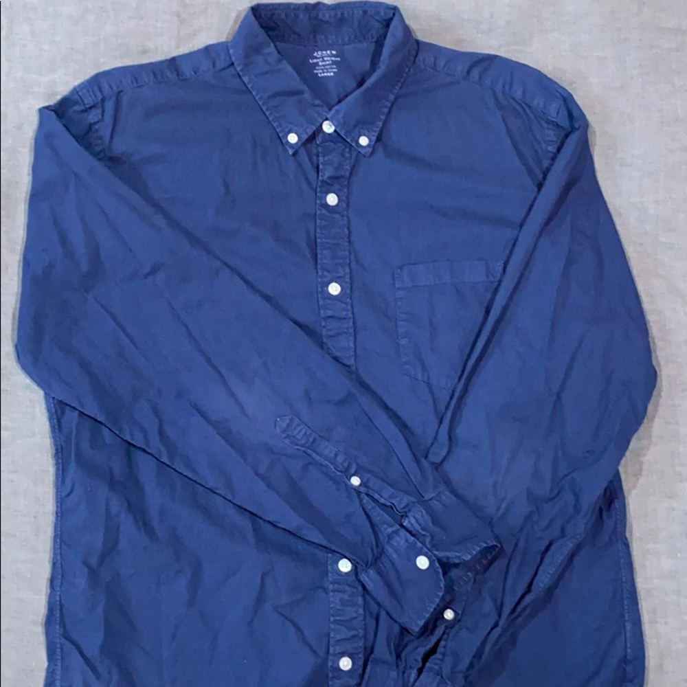 J. Crew - Men’s XL Navy Button down